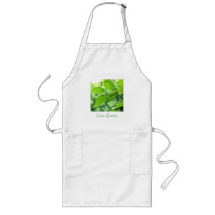 "Live Green" lang Schort