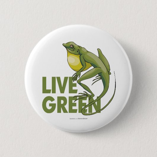 Live Green Ronde Button 5,7 Cm (Voorkant)