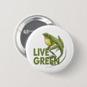 Live Green Ronde Button 5,7 Cm (Voorkant /achterkant)