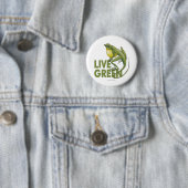 Live Green Ronde Button 5,7 Cm (In situ)