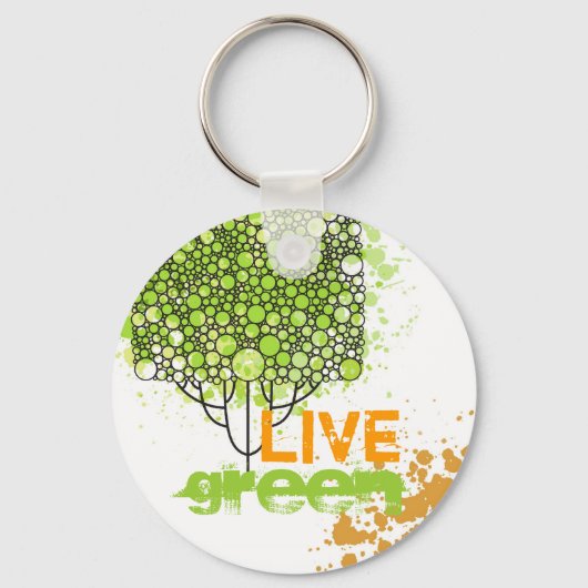 Live Green Sleutelhanger (Voorkant)