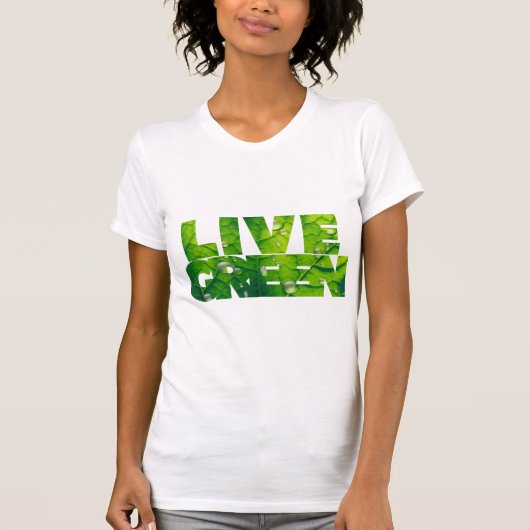 Live Green T-shirt (Voorkant)