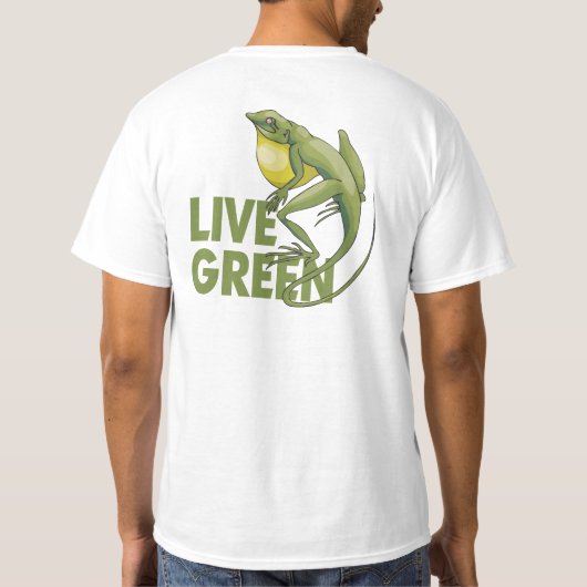Live Green T-shirt (Achterkant)