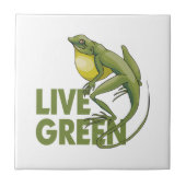 Live Green Tegeltje (Voorkant)