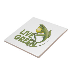 Live Green Tegeltje