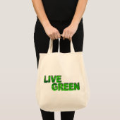 Live Green Tote Bag (Voorkant (product))