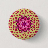 LIVE HEART VALENTIJN BIRTHDAY GIFT BUTTON (Voorkant)