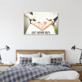LIVE HONOR OBEY WEDDING FOTO STRETCHED CANVAS (Insitu (Slaapkamer))