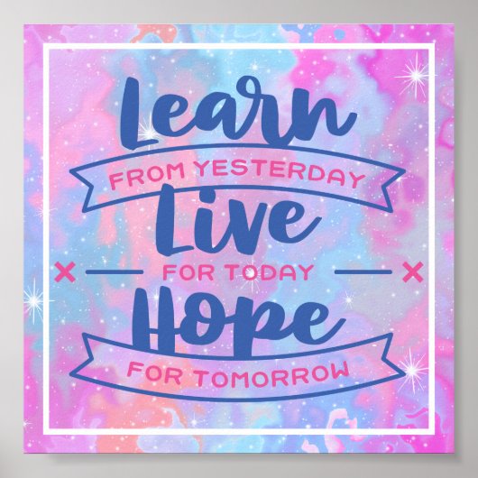 Live Hope Poster (Voorkant)