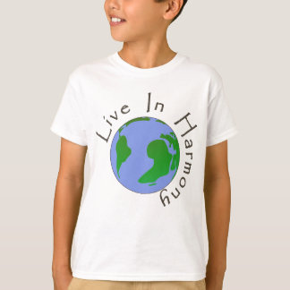 Live in Harmony - Planet Earth Kind Shirt