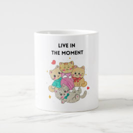 LIVE IN THE MOMENT EXTRA GROTE BEKER