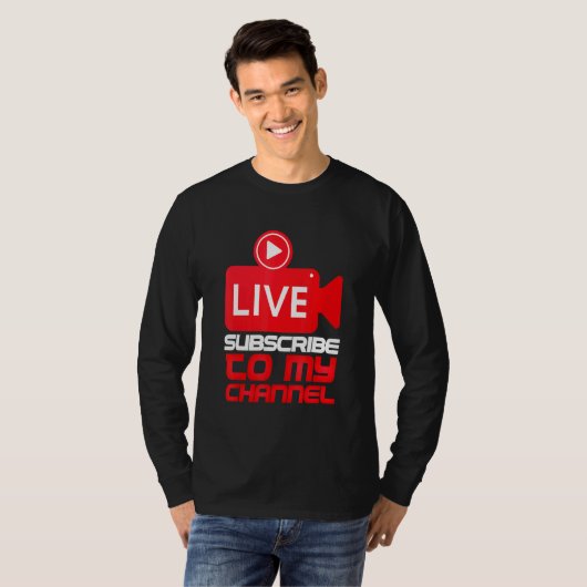 Live Irl Streaming Streamer Creator Blogger 1 T-shirt (Voorkant volledig)