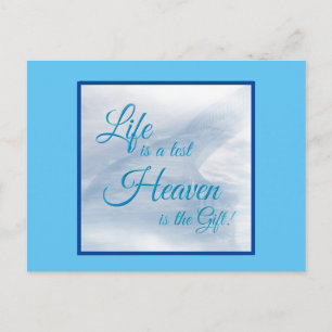 Live is een testhemel... is het Briefkaart van het