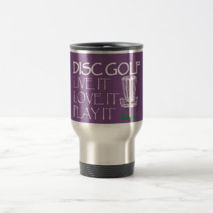 Live it love it Disc golf koffie mok
