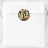 LIVE JAZZ RONDE STICKER (Tas)