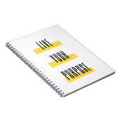 Live Je doel Notitieboek (Rechterzijde)