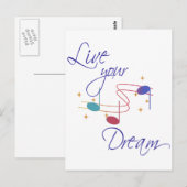 Live Je droombeeld Briefkaart (Voorkant / Achterkant)