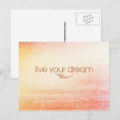 Live Je droombeeld Briefkaart (Voorkant / Achterkant)