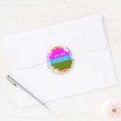 Live Je droombeeld Ronde Sticker (Envelop)