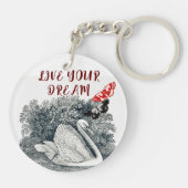 Live Je droombeeld Sleutelhanger (Achterkant)