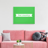 Live Land Canvas Afdruk (Insitu (Woonkamer))