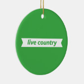 Live Land Keramisch Ornament (Rechts)