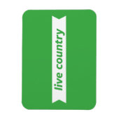 Live Land Magneet (Verticaal)