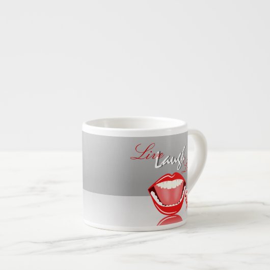 Live Lauder Big Mouth Cute Espresso Mug (Devant droit)
