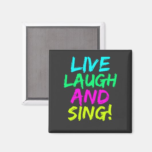 Live, Lauder et Sing Magnet (Recto/Verso)