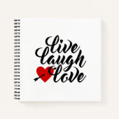 Live Lauder Love Valentine Calligraphy | Carnet (Devant)