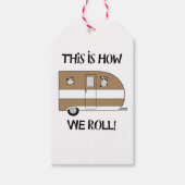 "Live, Laugh, Camp and Fish" Cadeaulabel (Voorkant)