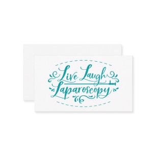 Live Laugh Laparoscopy Carte de visite