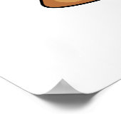 Live Laugh Lava Funny Volcano Pun Poster (Hoek)