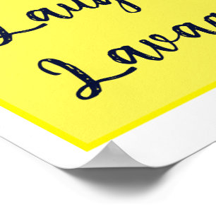 Live Laugh Lavage Poster door CRONEA