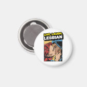 Live Laugh Lesbian Magneet (Voorkant / Achterkant)