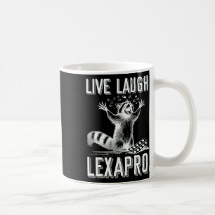 Live Laugh Lexapro Geestelijke Gezondheid Bewustzi Koffiemok