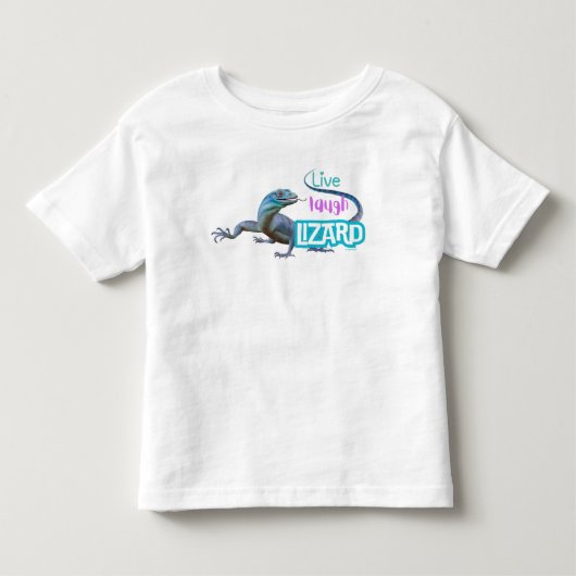 Live Laugh Lizard Kinder Shirts (Voorkant)