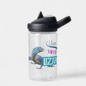 Live Laugh Lizard Waterfles (Links)