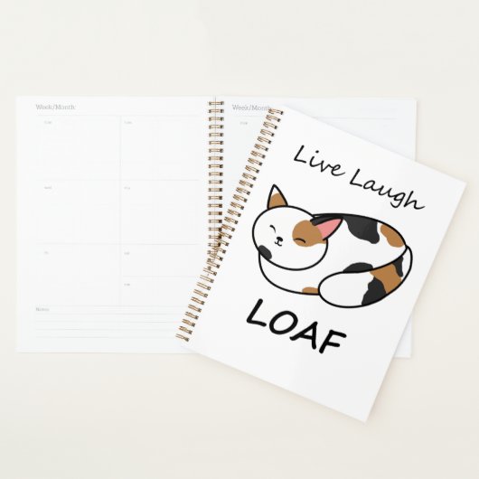 Live Laugh Loaf Calico Cat Organizer (Display)