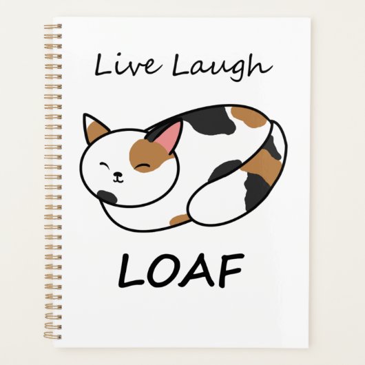Live Laugh Loaf Calico Cat Organizer (Voorkant)