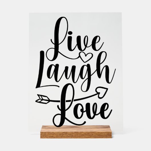 Live Laugh Love (Recto)