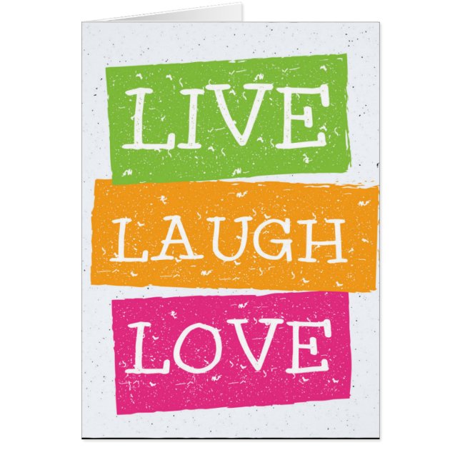 Live Laugh Love 2 (Voorkant)