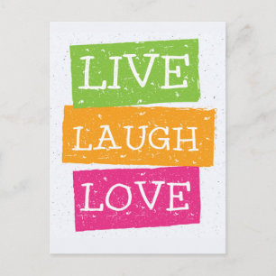 Live Laugh Love 2 Briefkaart