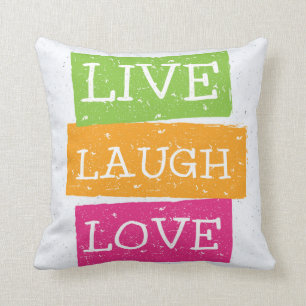 Live Laugh Love 2 Kussen