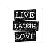 Live Laugh Love 2 Rubberstempel (Afrduk)