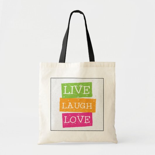 Live Laugh Love 2 Tote Bag (Voorkant)