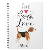 Live Laugh Love a Beagle Carnet (Devant)