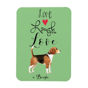 Live Laugh Love a Beagle Magnet Magneet