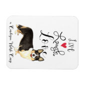 Live Laugh Love a Cardigan Welsh Corgi Magnet (Horizontal)