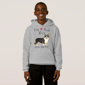 Live Laugh Love a Cardigan Welsh Corgi Sweat - shi (Devant entier)